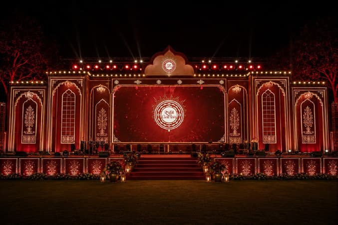 Rudaah Garba Stage Setup